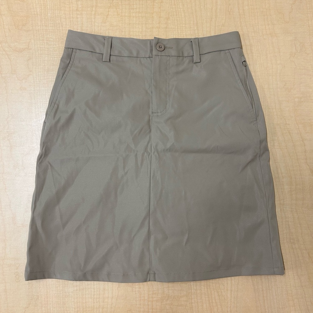 77. Lands' End Women's Pencil Skirt in Taupe